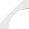 Ekena Millwork 5 1/2-in. W x 24-in. D x 24-in. H Westlake Architectural Grade PVC Knee Brace BRCP055X24X24WTL - alternate 6
